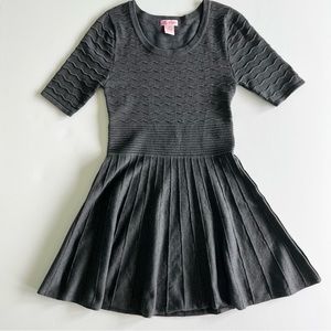 Candie’s Grey Sweater Dress, Medium